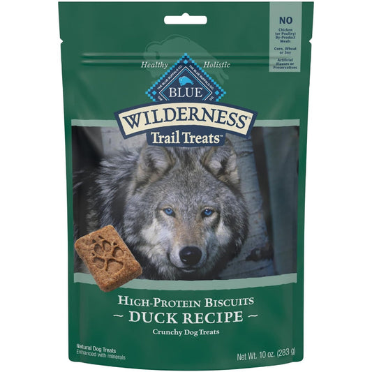 Blue Buffalo Wilderness Trail Treats High Protein Grain Free Crunchy Dog Treats