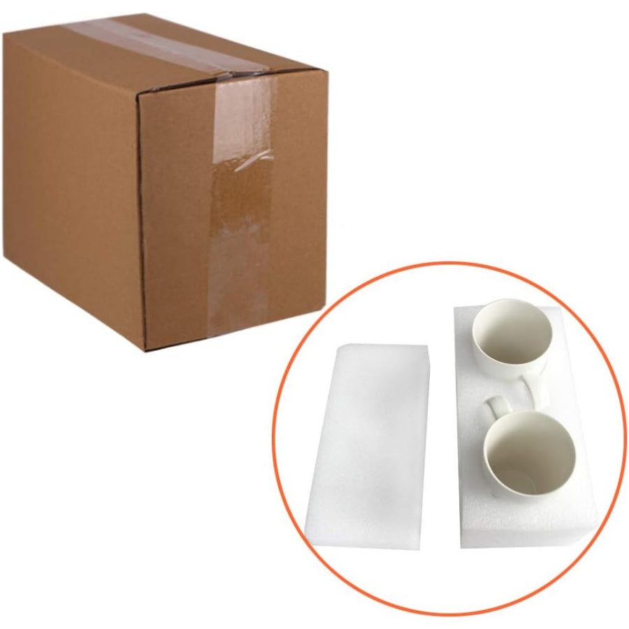 2 Pack 16 OZ Coffee Cup Simple Pure White Ceramic Cup Plain Large Tall White Ceramic Milk Tea Coffee Mug with Handle