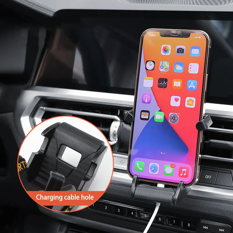 Racing Seat Shape Car Phone Holder Auto Air Vent Mobile Phone Clip 360 Degree Rotatable Car Cellphone Rack For Car Interior